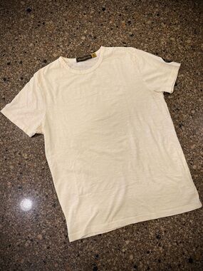 Johnson Motors blank vintage slub moto tee. NWOT
